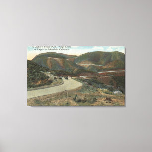 Ridge Route to Swede's Cut & Bakersfield Canvas Print