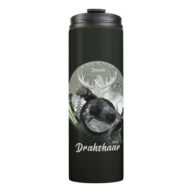 Ridge Runner Deutsch Drahthaar  Thermal Tumbler (Front)
