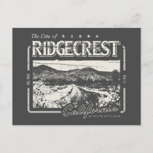 RIDGECREST KERN CALIFORNIA VINTAGE POSTCARD
