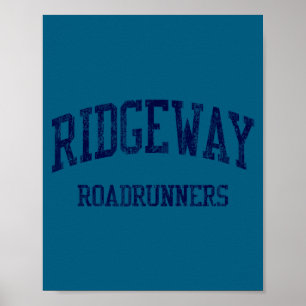 Ridgeway high school hs memphis tn vintage sports poster
