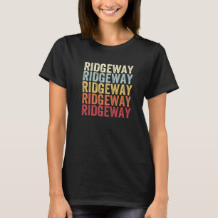 Ridgeway New York Ridgeway NY Retro Vintage Text T-Shirt