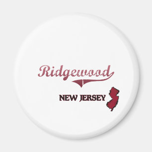 Ridgewood New Jersey City Classic Magnet