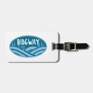 Ridgway Colorado Outdoors Luggage Tag
