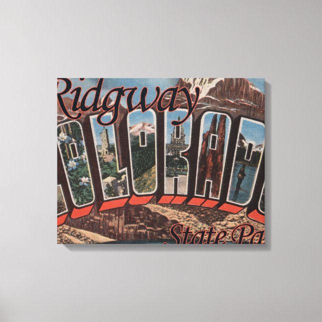 Ridgway State Park, Colorado Canvas Print (Front)
