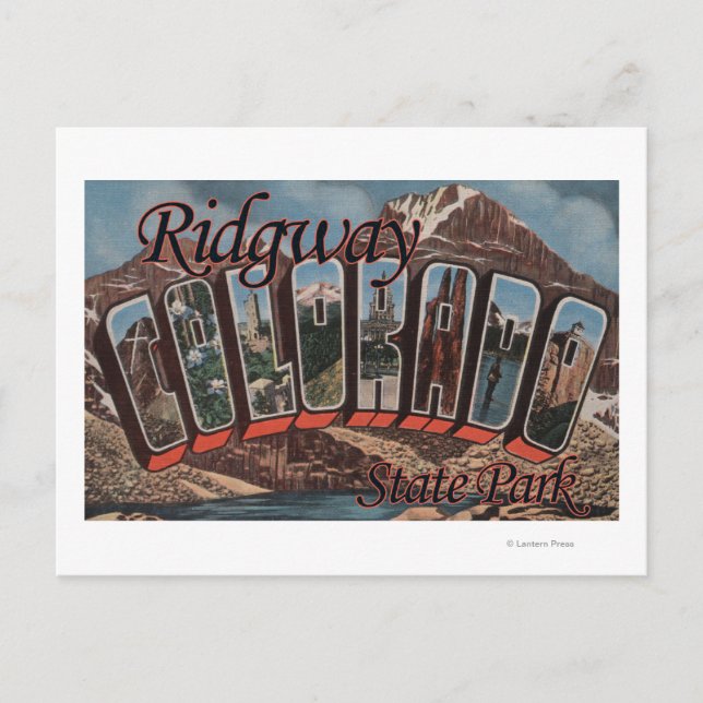 Ridgway State Park, Colorado Postcard (Front)