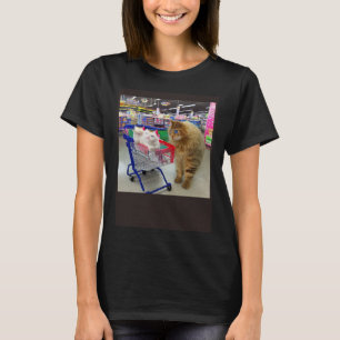 Ridiculous Weird Cats Going Shopping Strange Kitte T-Shirt
