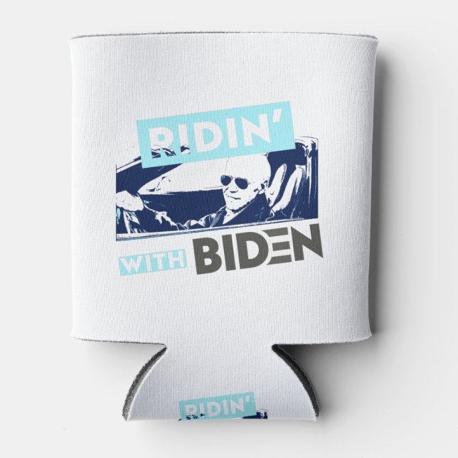Ridin With Biden Can Cooler (Front)