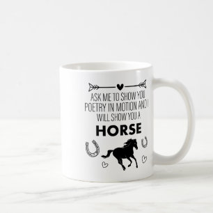 Riding Ask Me To Show You Horse Equestrian Vaultin Coffee Mug