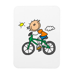 Riding Bicycle - Male Magnet