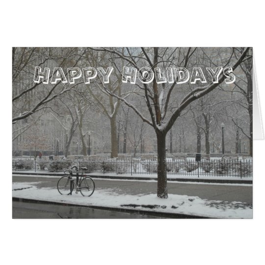 Riding By Christmas Card