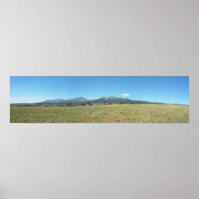 Riding by the Crazy Mountains Poster (Front)