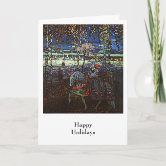 Riding Couple, Wassily Kandinsky 1907 Holiday Card