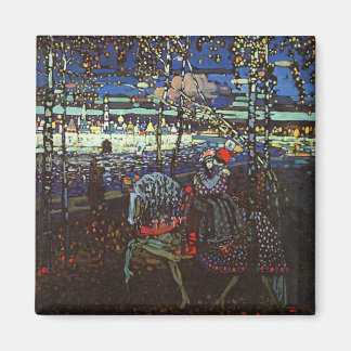 Riding Couple, Wassily Kandinsky 1907 Magnet