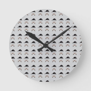 Riding helmet and crops clock