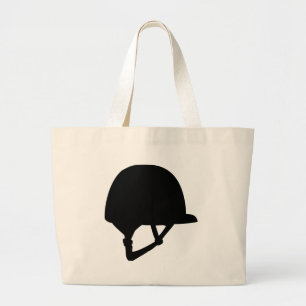 riding helmet large tote bag