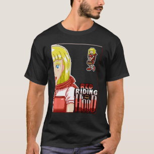 Riding Hood Pixel Girl Gaming Fantasy Character V2 T-Shirt
