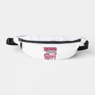 Riding Into 9 Horse Birthday Girl Vintage Shirt De Bum Bags
