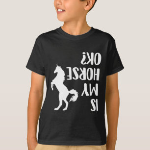 Riding Is My Horse Ok Equestrian Arabian Dressage T-Shirt