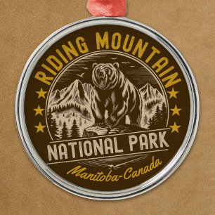 Riding Mountain National Park - Canada Metal Tree Decoration