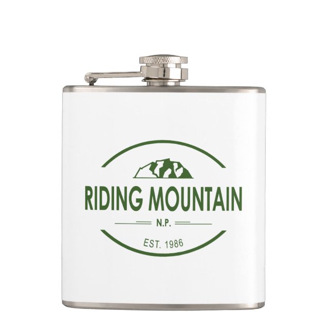 Riding Mountain National Park Hip Flask (Front)