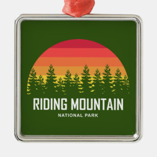 Riding Mountain National Park Metal Tree Decoration