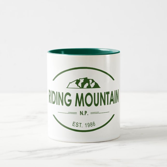 Riding Mountain National Park Two-Tone Coffee Mug (Center)