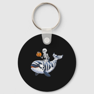Riding Mummy Orca Halloween Candy Whale Key Ring