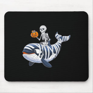 Riding Mummy Orca Halloween Candy Whale Mouse Mat