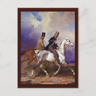 Riding Of Prince Wilhelm Of Prussia Postcard