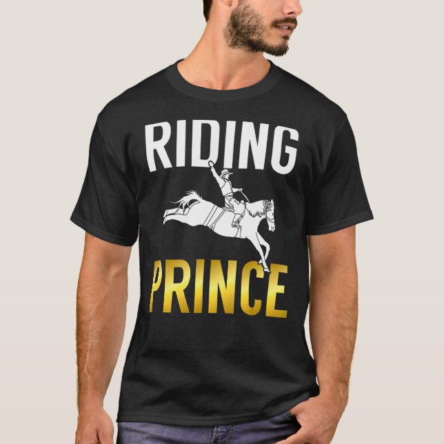 Riding Prince Horse Riding T-Shirt (Front)