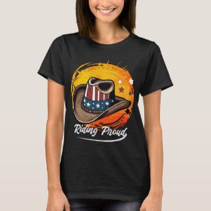 Riding Proud Patriotic T-Shirt
