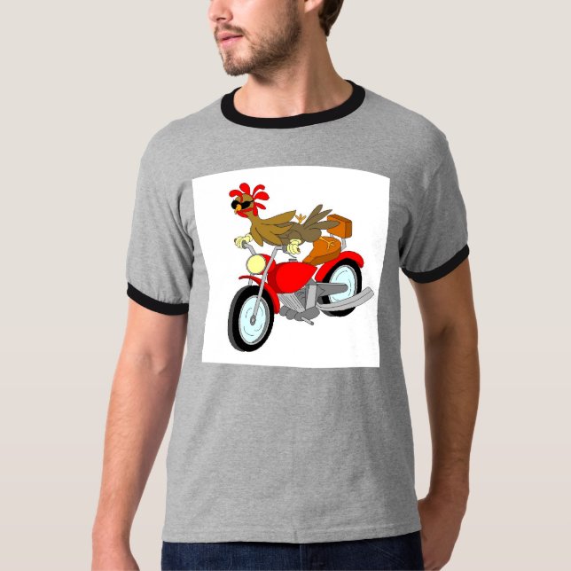 riding rooster T-Shirt (Front)