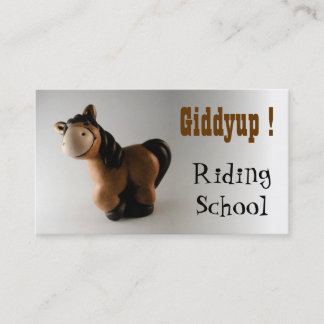 Riding School Business Card