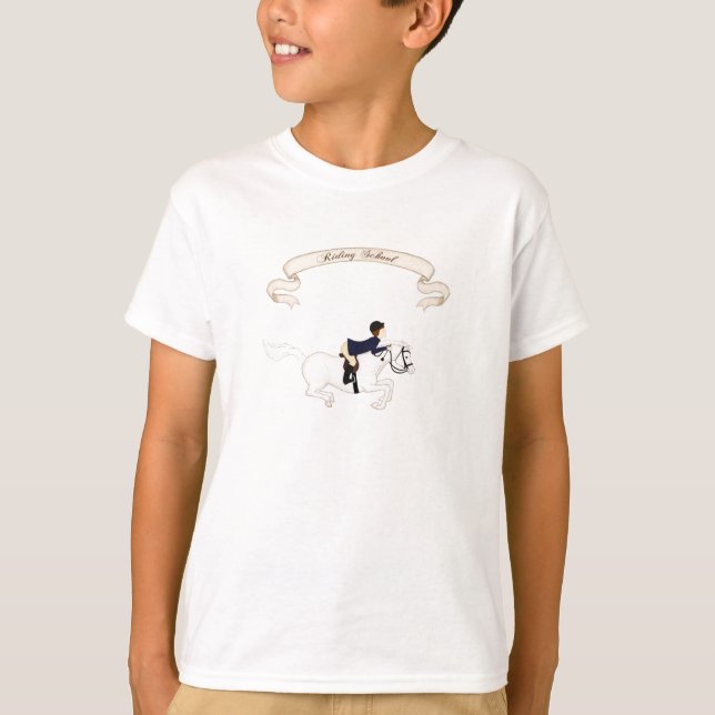 Riding School Emblem (boy) T-Shirt (Front)