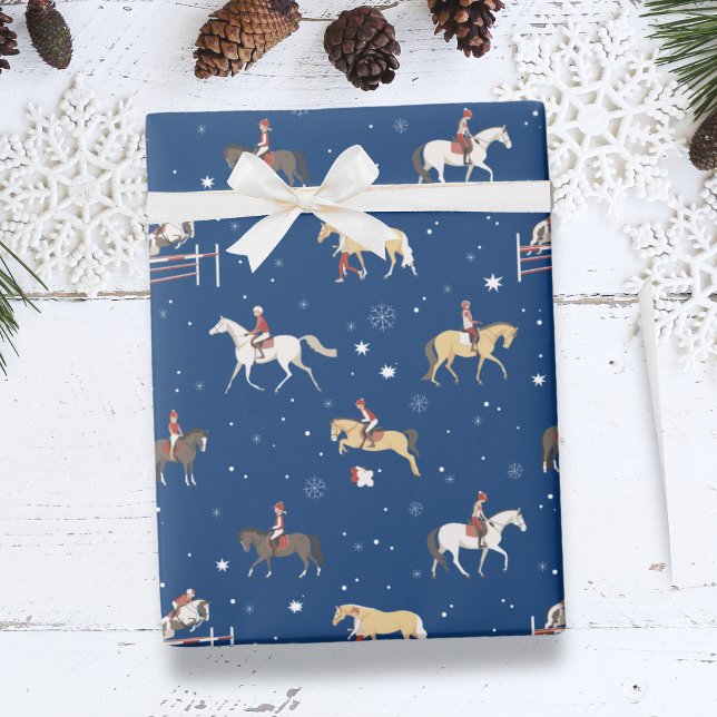 Riding School in Winter Wrapping Paper (Riding School in Winter Wrapping Paper)