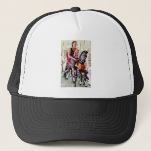 Riding the Carousel with Mum Trucker Hat