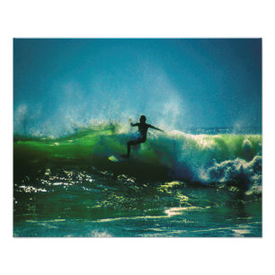 Riding The Crest Photo Print