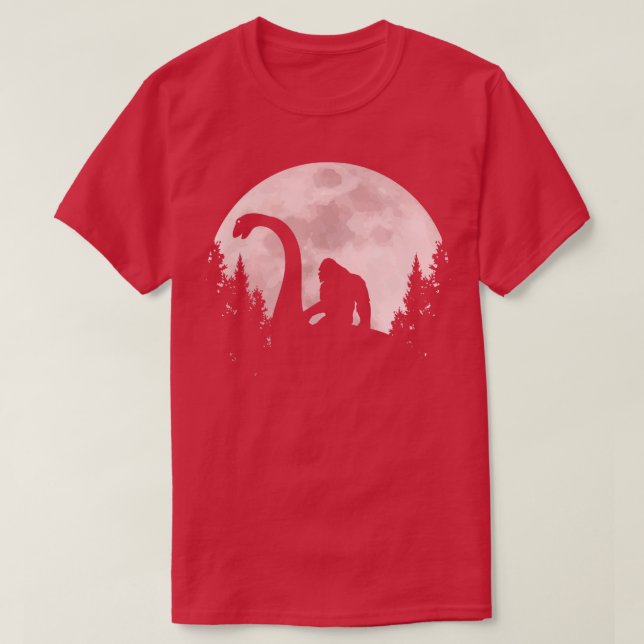 Riding The Loch Ness T-Shirt (Design Front)