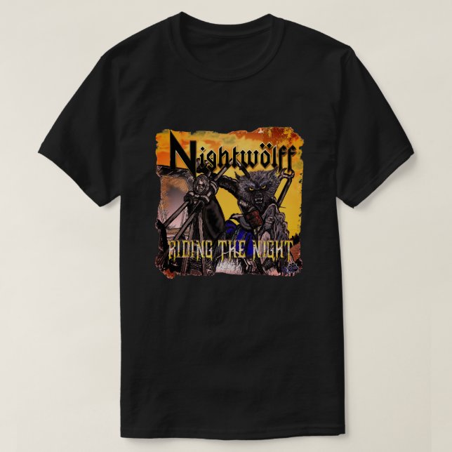 Riding The Night Möngrel shirt (Design Front)
