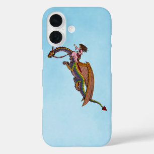 Riding the Rainbow Dragon Case-Mate iPhone Case