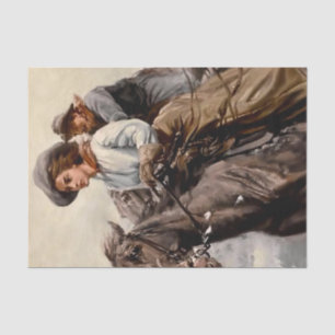 “Riding the Range” by WHD Koerner Tissue Paper