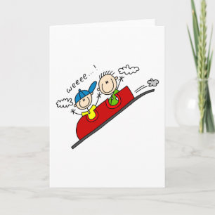 Riding The Rollercoaster Card