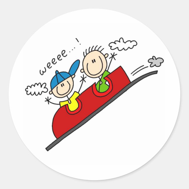 Riding The Rollercoaster Sticker (Front)