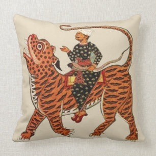 Riding The Tiger Cushion