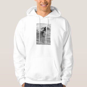 Riding The Wave Grayscale Hoodie