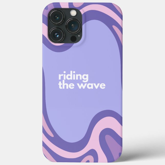Riding the wave | iphone case  (Back)