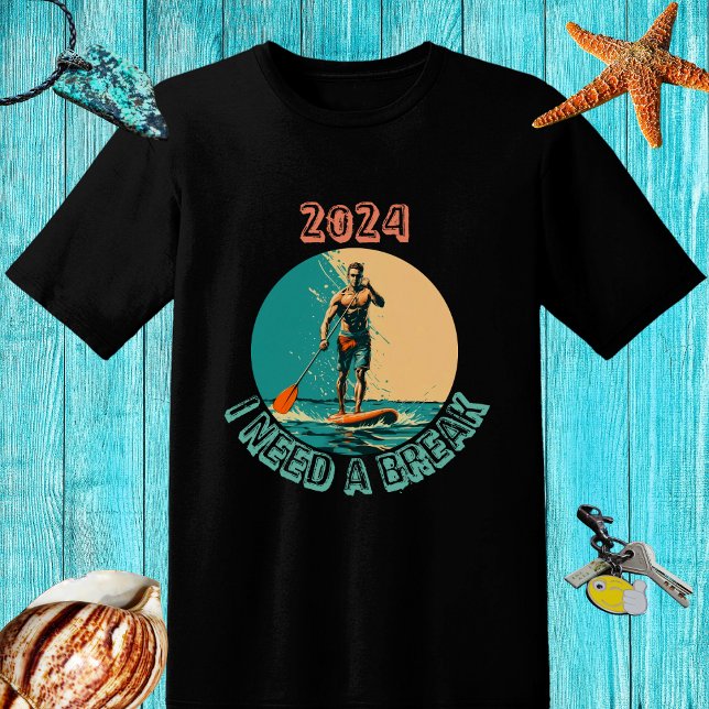 Riding the waves: sup paddle board surfing edition T-Shirt (Creator Uploaded)