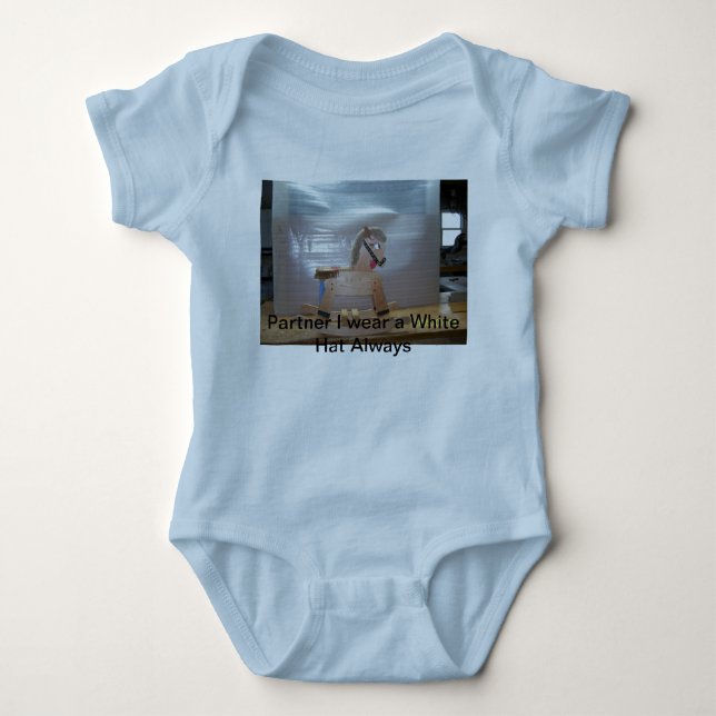 Riding the wind baby bodysuit (Front)