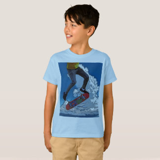 Riding the Wind - Skateboarder T-Shirt