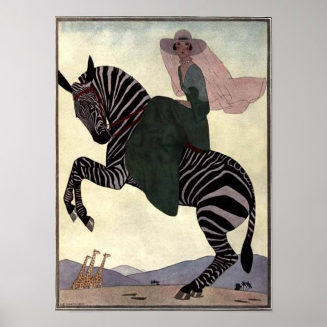 Riding the Zebra Poster (Front)